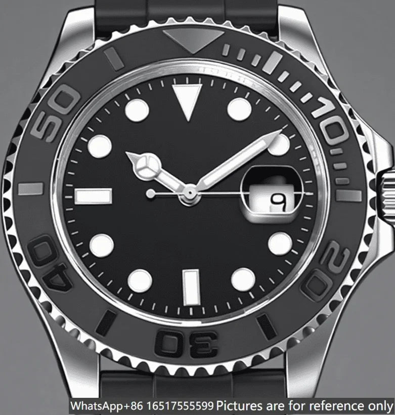 40mm Men's Automatic Movement 904l Stainless Steel Luxury Watches-r