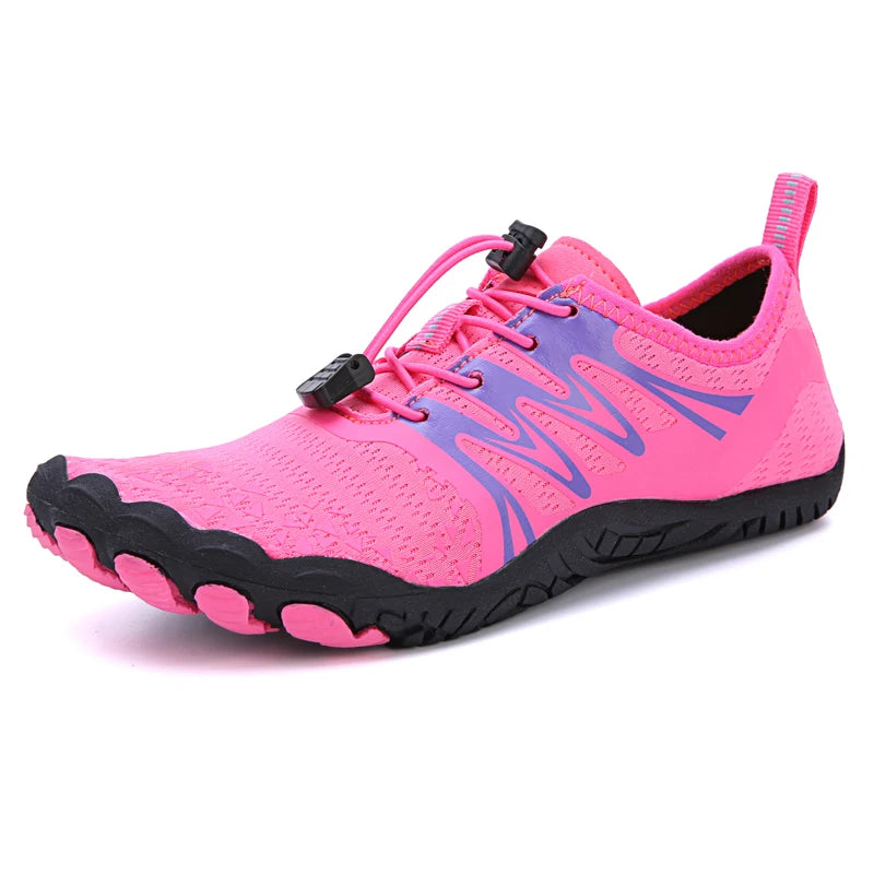 EOCENE men and women barefoot outdoor sports aqua shoes, quick-dry beach swimming fitness wading hiking cycling water sneakers