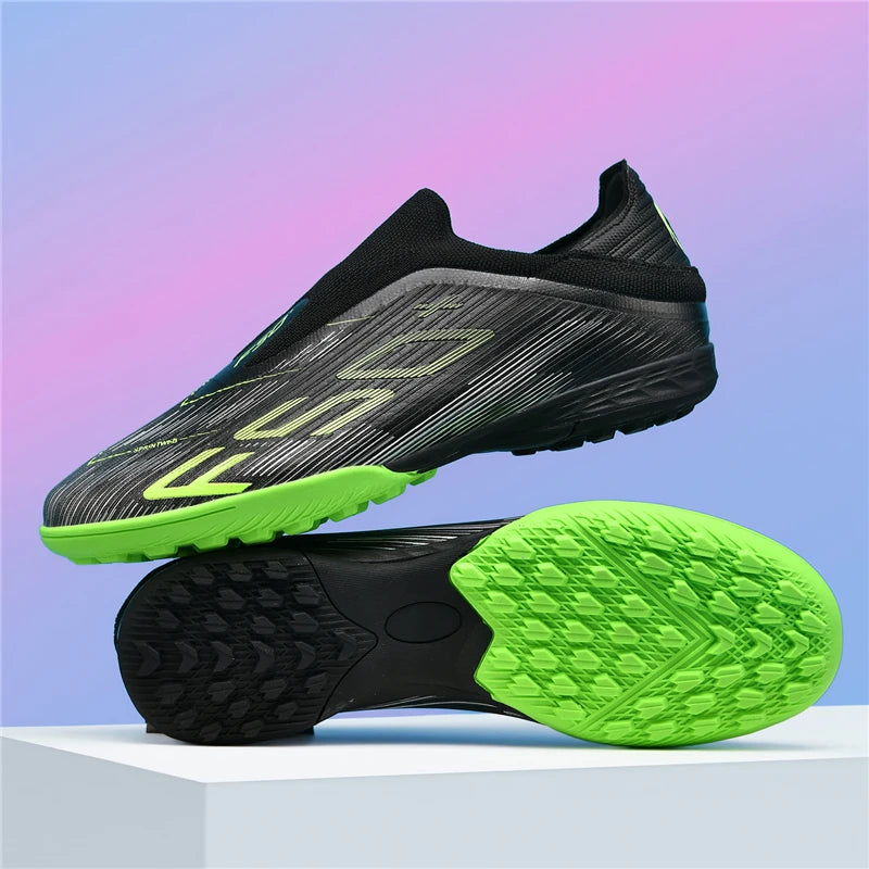 New Men Football Boots Non-Slip Match Grass Cleats High-top High-quality Soccer Shoes Futsal Sneakers Indoor Hot-selling Outdoor