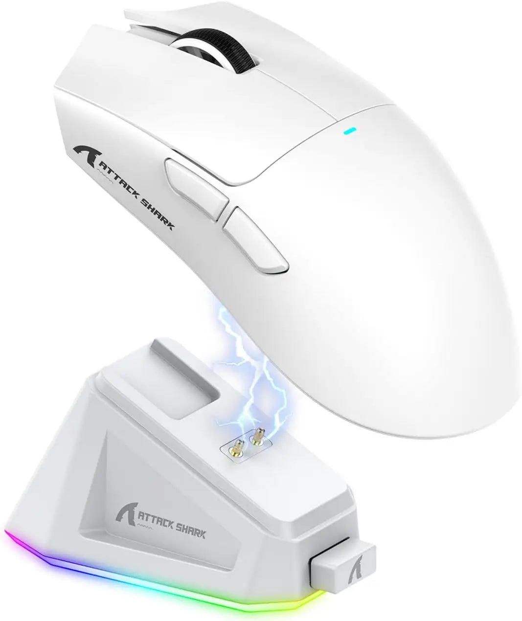 ATTACK SHARK X11 Wireless Gaming Mouse with Charging Dock PixArt PAW3311 Gaming Sensor, BT/2.4G Wireless/Wired