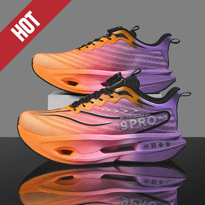 Running Shoes Carbon Board Speciality Marathon Men Sports Breathable Lightweight Women's Comfortable Athletic Nonskid Sneakers