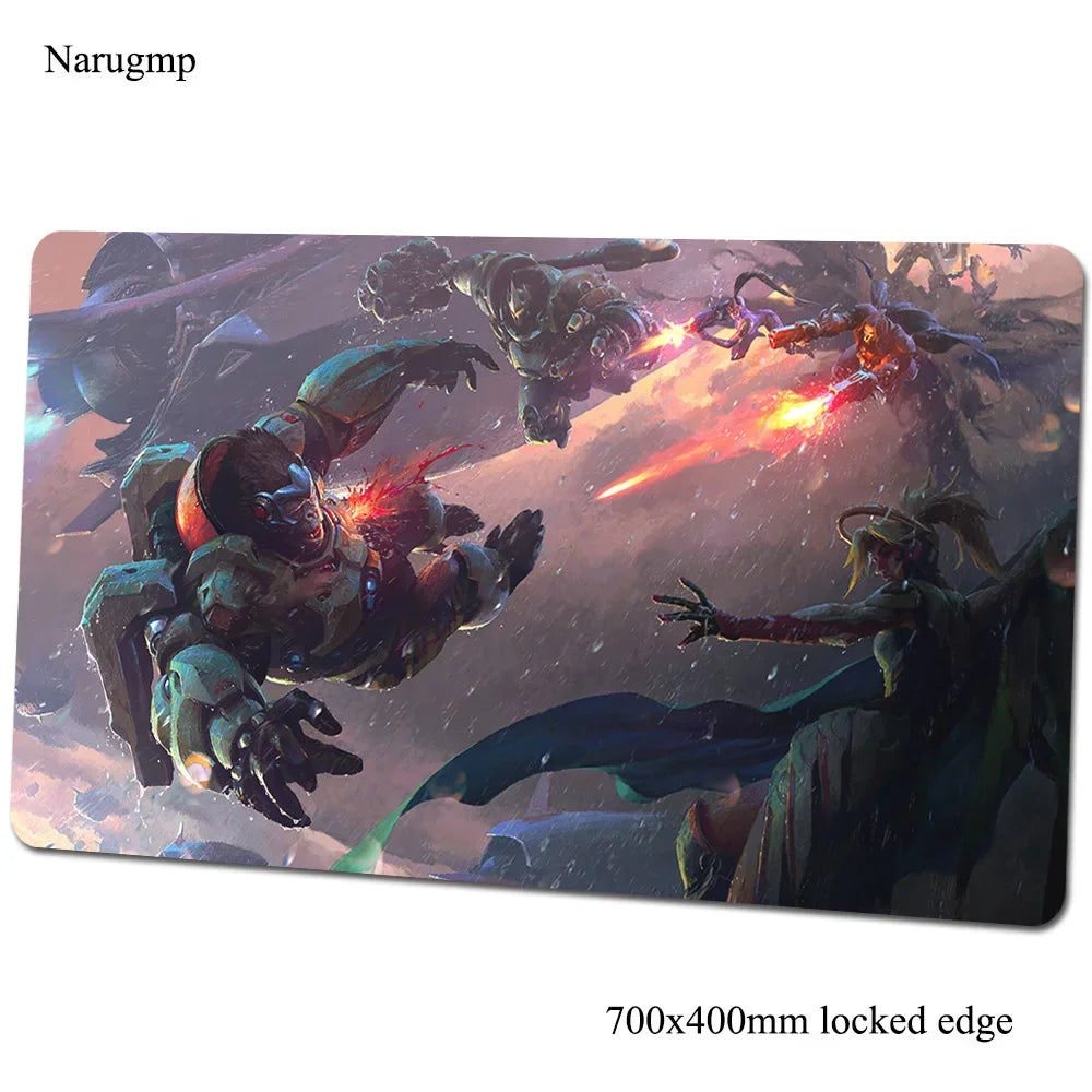 Alfombrilla de ratón Overwatch 700x400x3mm gaming anime con personalidad, esterilla de escritorio para oficina y notebook, regalo para niño, padmouse para juegos PC gamer
