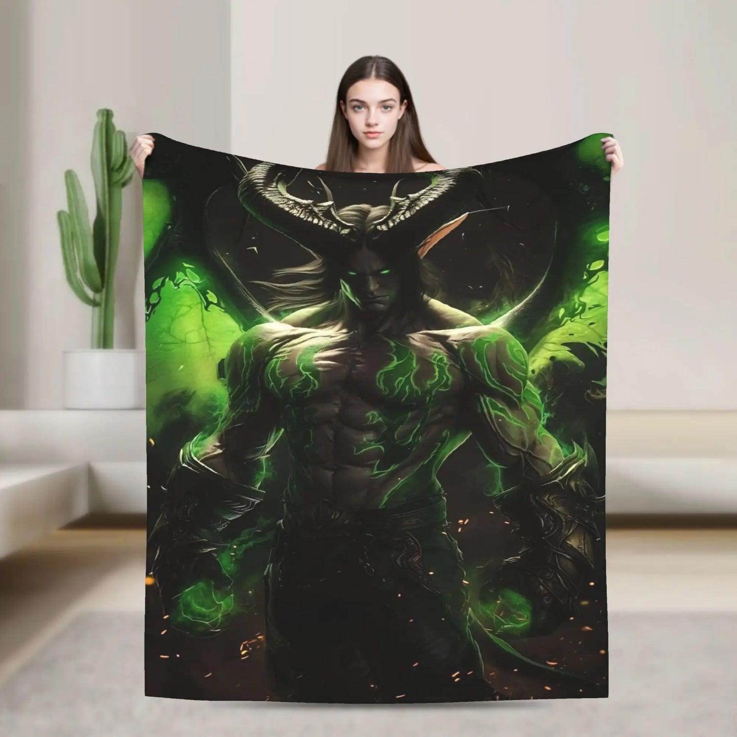 WOW World of Warcraft Flannel Blankets Winter Soft Warm Throw Blanket for Children Outdoor Novelty Bedspread Sofa Bed Cover