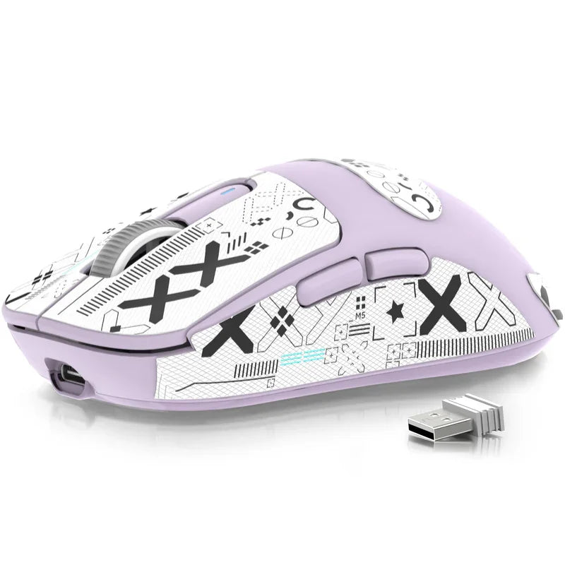 ATTACK SHARK X3 Wireless Gaming Mouse PixArt PAW3395 49g SUPERLIGHT, BT/2.4G Wireless/Wired, 6 Adjustable DPI up to 26000
