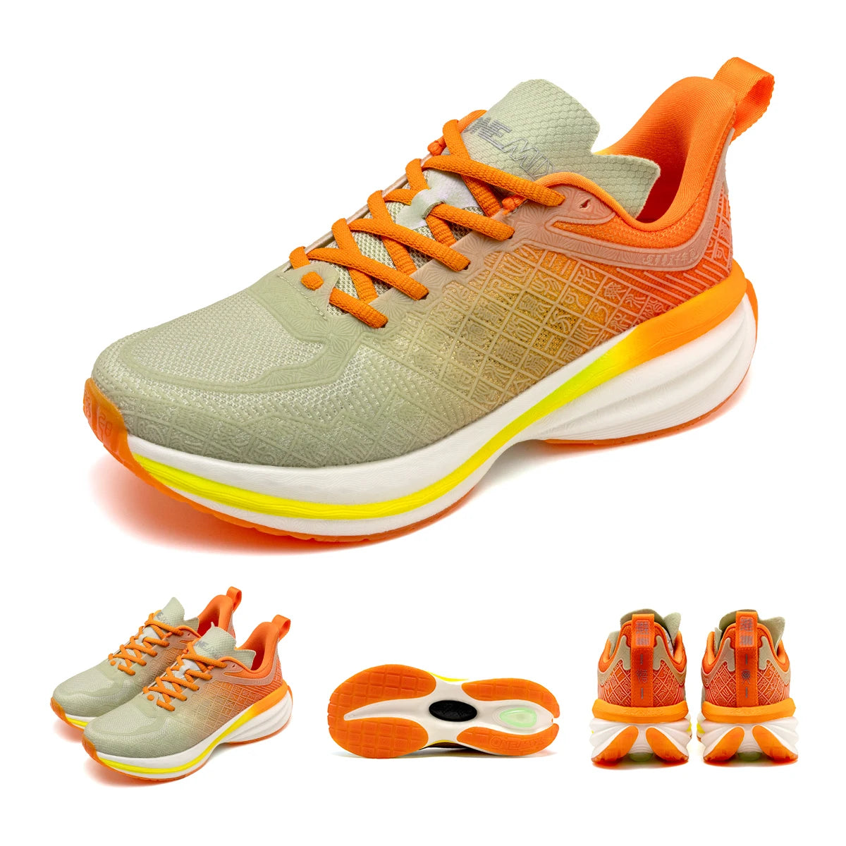 ONEMIX 2025 Chinese Sports Shoes New Shock-absorbent Men Running Shoes Non-slip Breathable Lightweight Outdoor Women Sneaker