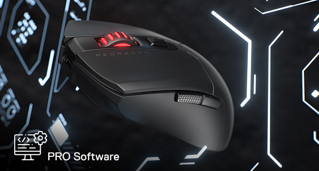 Redragon M995 Pro Wireless Gaming Mouse, 26000 DPI Wired/Wireless Gamer Mouse, BT & 2.4G Wireless
