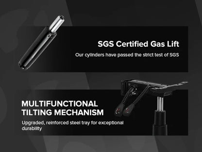 GTPLAYER Sedia da gaming Sedia gamer Sedia da ufficio ergonomica con poggiapiedi, supporto lombare regolabile e cuscini da gaming