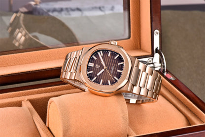 PAGANI DESIGN 2026 Nuovo orologio automatico di lusso da uomo, orologio da polso meccanico in acciaio inossidabile con vetro zaffiro, quadrante tonneau 40MM