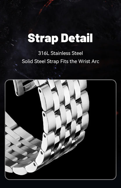 Seagull Watch 39.5mm Men's Watch 5Bar Waterproof Automatic Mechanical Watches Luminous Watches for Man 6180 relogio masculino