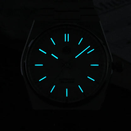 San Martin Reloj clásico para hombre 40mm Miyota 9015 reloj de vestir de lujo automático mecánico con pulsera de liberación rápida SN0023