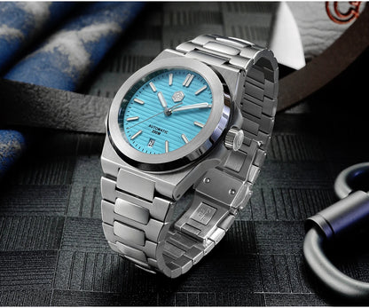 San Martin 42mm Top Band Men Diving Watch Fashion Classic Luxury Automatic Mechanical Watches Sapphire Waterproof 200m Relogio