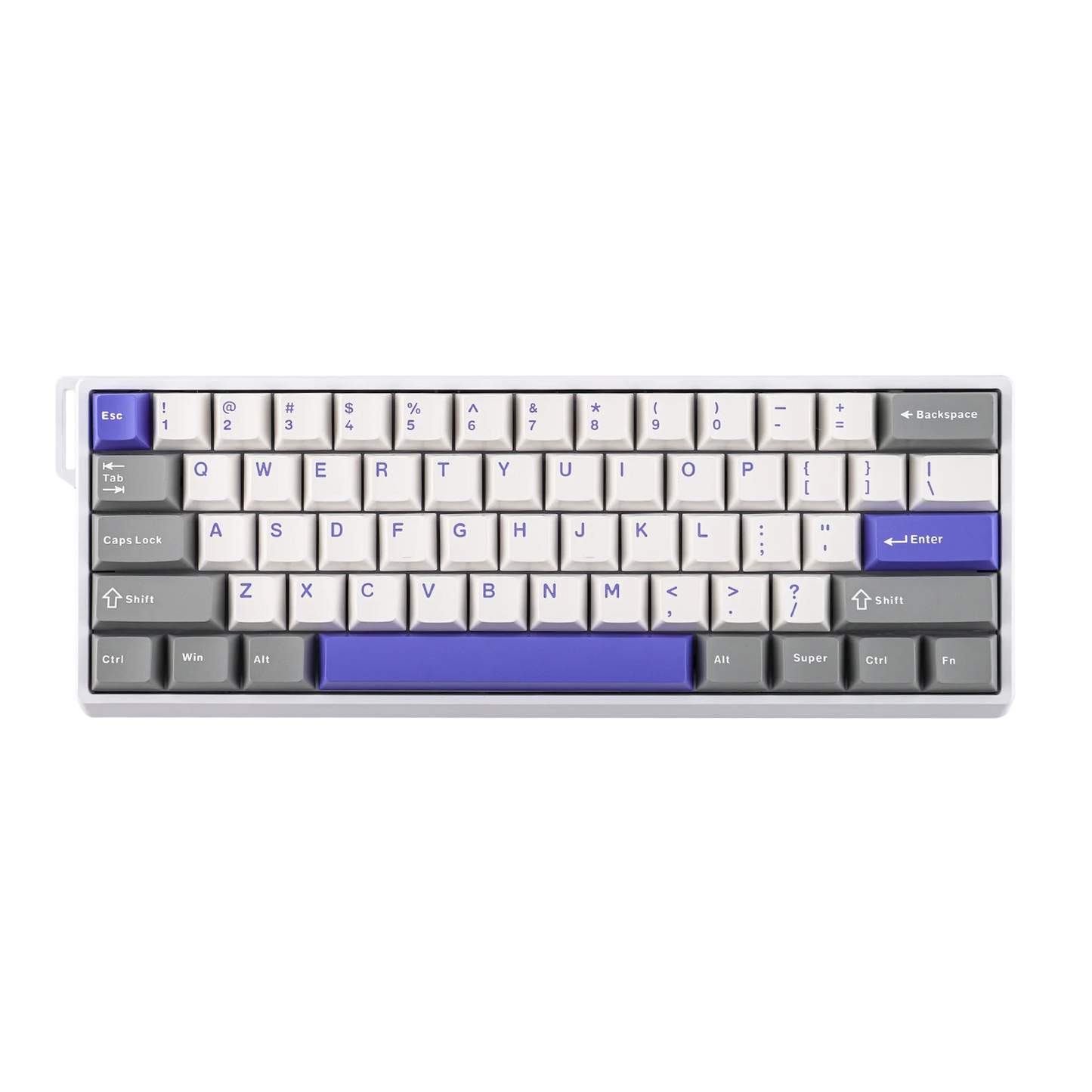 Teclado mecánico con cable AULA WIN60 HE/WIN60 HE MAX 60% con estructura tray-mount hot-swap e interruptores magnéticos Hall Effect