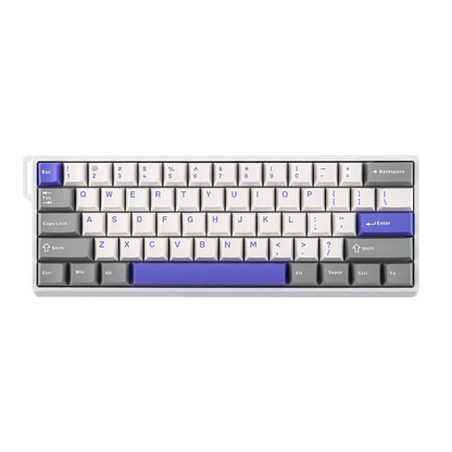 Teclado mecánico con cable AULA WIN60 HE/WIN60 HE MAX 60% con estructura tray-mount hot-swap e interruptores magnéticos Hall Effect