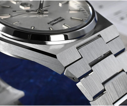San Martin Reloj clásico para hombre 40mm Miyota 9015 reloj de vestir de lujo automático mecánico con pulsera de liberación rápida SN0023