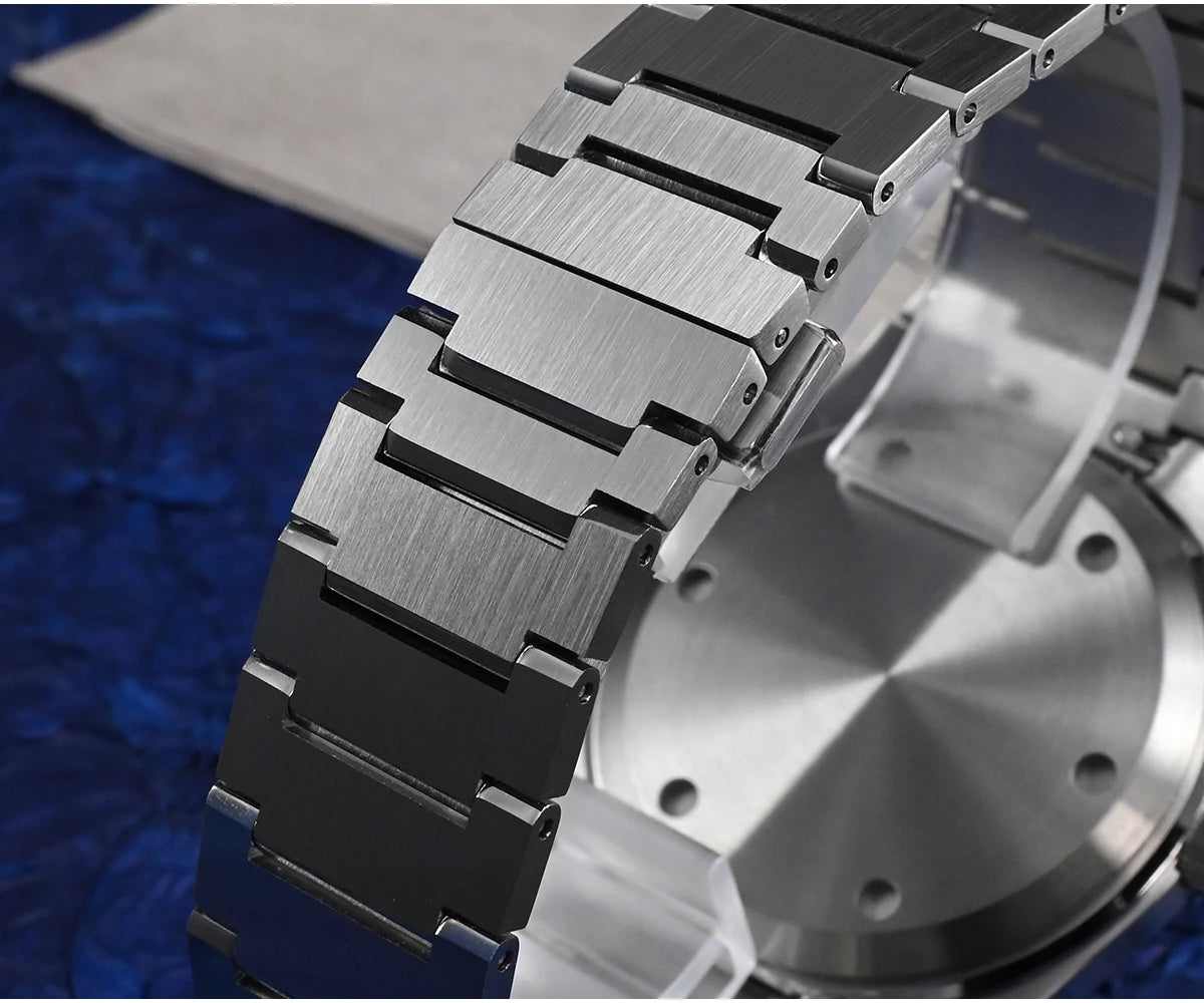 San Martin Reloj clásico para hombre 40mm Miyota 9015 reloj de vestir de lujo automático mecánico con pulsera de liberación rápida SN0023