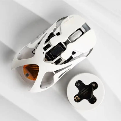 Angry Miao Infinity Gaming Wireless Mouse Hot-Swappable Metal Ultralight Hollow PAW3950 Dual 8K Wired Tri-Mode