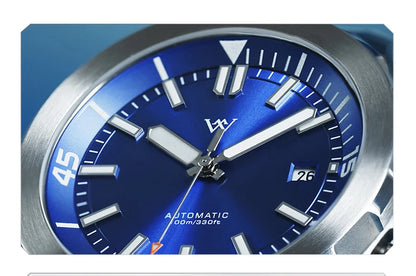 WM Watch Men Automatic Mechanical Watch Miyota8215 Sapphire AR Coated 100M Waterproof Man Business Welly Merck Watches 199M-WM