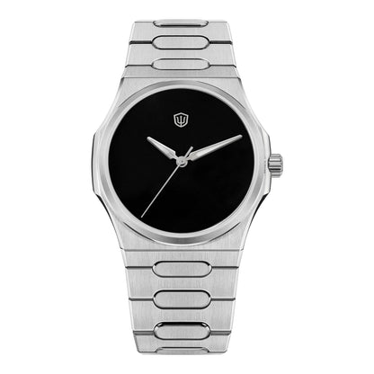 Watchdives WD0016 Super Black Men's Watch Ultra Light-Absorbing Dial VH31/VH60 Sweep Second Quartz Movement Stainless Steel Watch