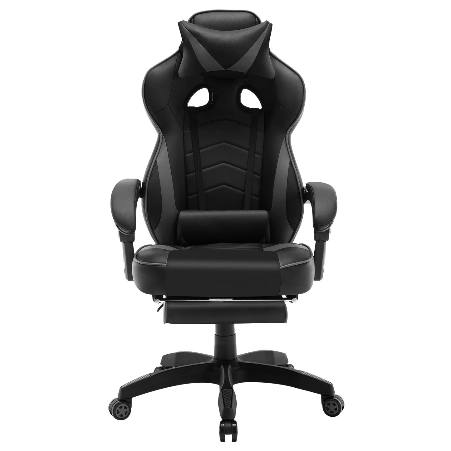 WOLTU Swivel  Gaming Racing Chair Desk Office Computer Chair Sports Seat with Headrest Lumbar Cushion Footrest Gamer Chair
