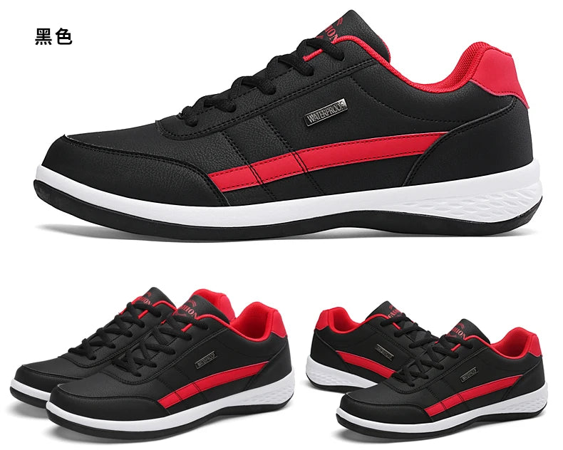 Pantofi din piele pentru bărbați, adidași, pantofi casual la modă, pantofi italieni respirabili pentru timp liber, adidași pentru bărbați, încălțăminte antiderapantă, pantofi vulcanizați pentru bărbați