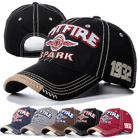 New Unisex Cap Letter Embroidery Cotton Baseball Cap Casual Outdoor Adjustable Cap For Women Men Fashion Street Hat