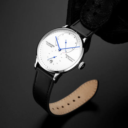GUANQIN Mechanical Business Watch Men Luxury Brand Luminous Stainless Steel Strap Wrist Mens Automatic Watches Clock relogio BYR