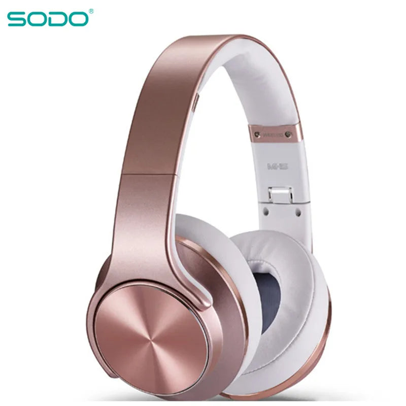 SODO – écouteurs intra-auriculaires sans fil MH5, haut-parleurs 2 en 1, stéréo HiFi, compatibles Bluetooth 5.0, avec micro, Support TF/FM