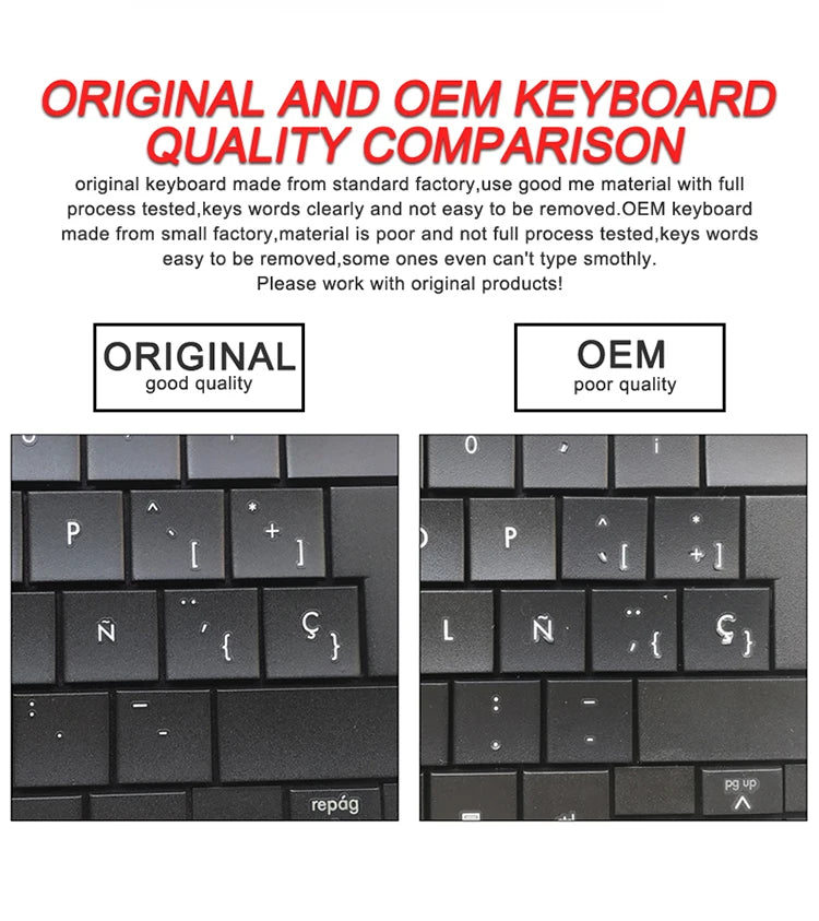 Teclado retroiluminado PT-BR Brazil US RU para Acer Nitro 5 AN515-54 AN515-43 AN517-52 AN517-51 AN517-54 AN715-51 Spain LA IT TR GR FR
