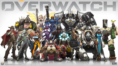 Alfombrilla de ratón gaming anime XXL, alfombrilla grande para ratón con chica, para teclado, ordenador y PC, alfombrilla de escritorio con borde para jugadores de Overwatch/cs Go