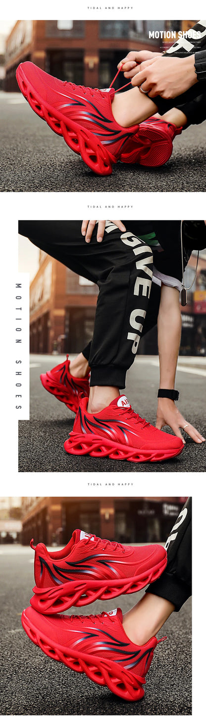 Social Shoe Male Mesh Breathable Comfortable Running Walking Shoes Outdoor Men's Sports Shoes Zapatos Hombre 2025 Best-Selling