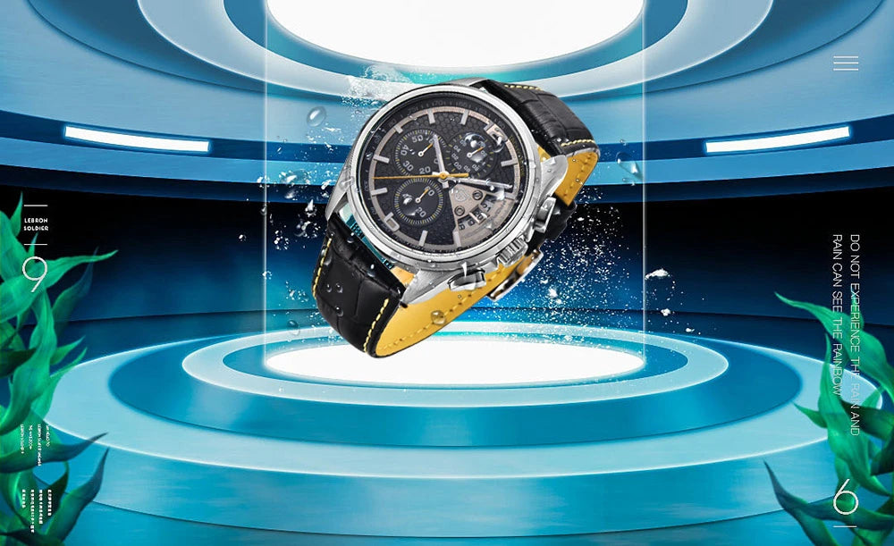 Top luxury brand PAGANI DESIGN Men's watches fashion sport wristwatch male quartz chornograph men waterproof clock Reloj hombres