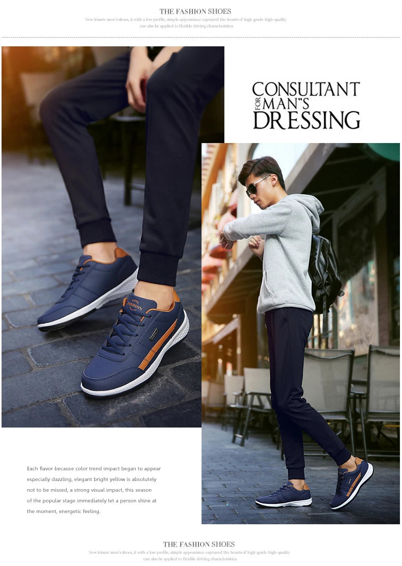 Pantofi din piele pentru bărbați, adidași, pantofi casual la modă, pantofi italieni respirabili pentru timp liber, adidași pentru bărbați, încălțăminte antiderapantă, pantofi vulcanizați pentru bărbați