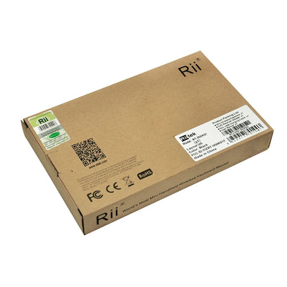 Tastiera wireless mini originale Rii X1 2.4GHz English/RU/ES/FR con TouchPad per Android TV Box/PC/Laptop