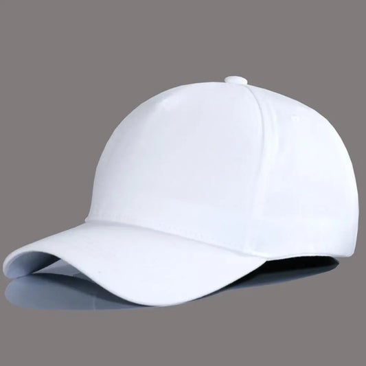 Wholesale Solid Color No LOGO Letters Cotton Hat Black White Hat Baseball Cap Fashion High Quality Men Visor Lady Leisure SunHat