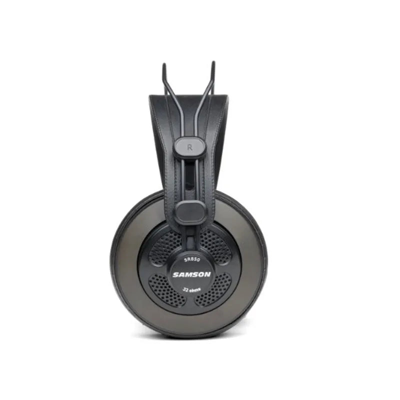 Original Samson SR850 Semi-Open Studio Monitoring Headphones – Professional HiFi Recording & Gaming Headset with Velour Earcups
