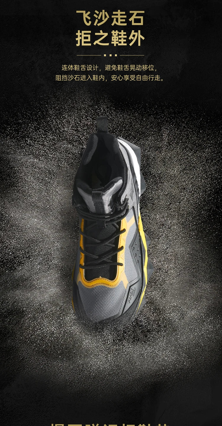 Rax Men  Waterproof Hiking Shoes Breathable Hiking Boots Outdoor Trekking Boots Sports Sneakers Tactical Shoes