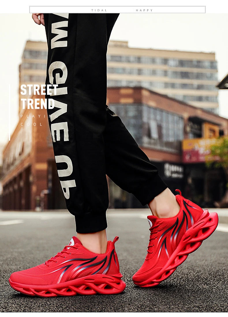 Social Shoe Male Mesh Breathable Comfortable Running Walking Shoes Outdoor Men's Sports Shoes Zapatos Hombre 2025 Best-Selling