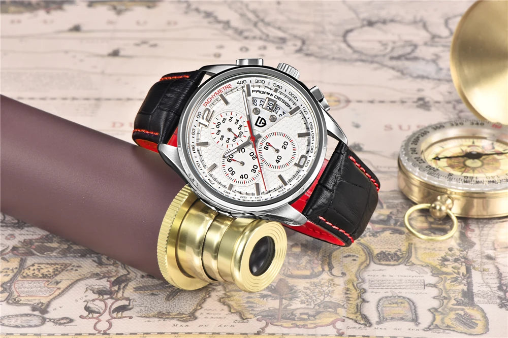 Top luxury brand PAGANI DESIGN Men's watches fashion sport wristwatch male quartz chornograph men waterproof clock Reloj hombres
