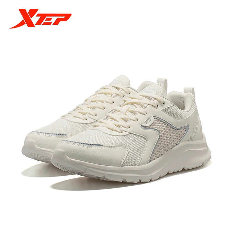 Xtep Sports Shoes Men’s Mesh Breathable Running Shoes, Winter Marathon Black White Men’s Sports Sneakers, Model 879119110110