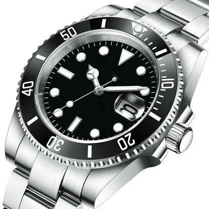 Custom watches Luxury Sapphire MIYOTA/NH35 Automatic Wristwatch Mechanical Mens Watch Sterile Dial Ceramic 10Bar Lume Male Clock
