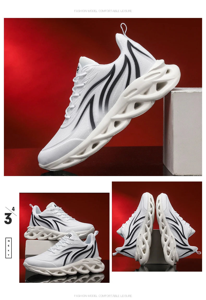 Social Shoe Male Mesh Breathable Comfortable Running Walking Shoes Outdoor Men's Sports Shoes Zapatos Hombre 2025 Best-Selling
