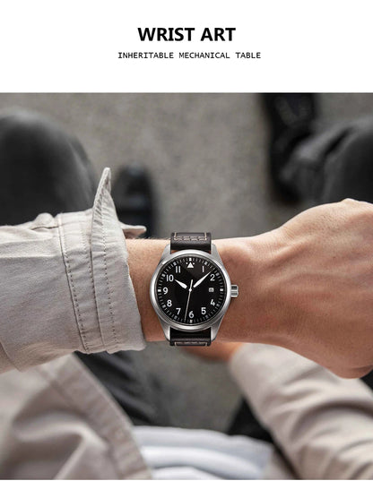 Men's Classic Black / Blue Dial Luminous Automatic Seagull or ST1612 2813 Sports Mechanical Watch AAA High Quality 40mm