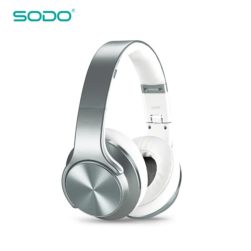 SODO – écouteurs intra-auriculaires sans fil MH5, haut-parleurs 2 en 1, stéréo HiFi, compatibles Bluetooth 5.0, avec micro, Support TF/FM