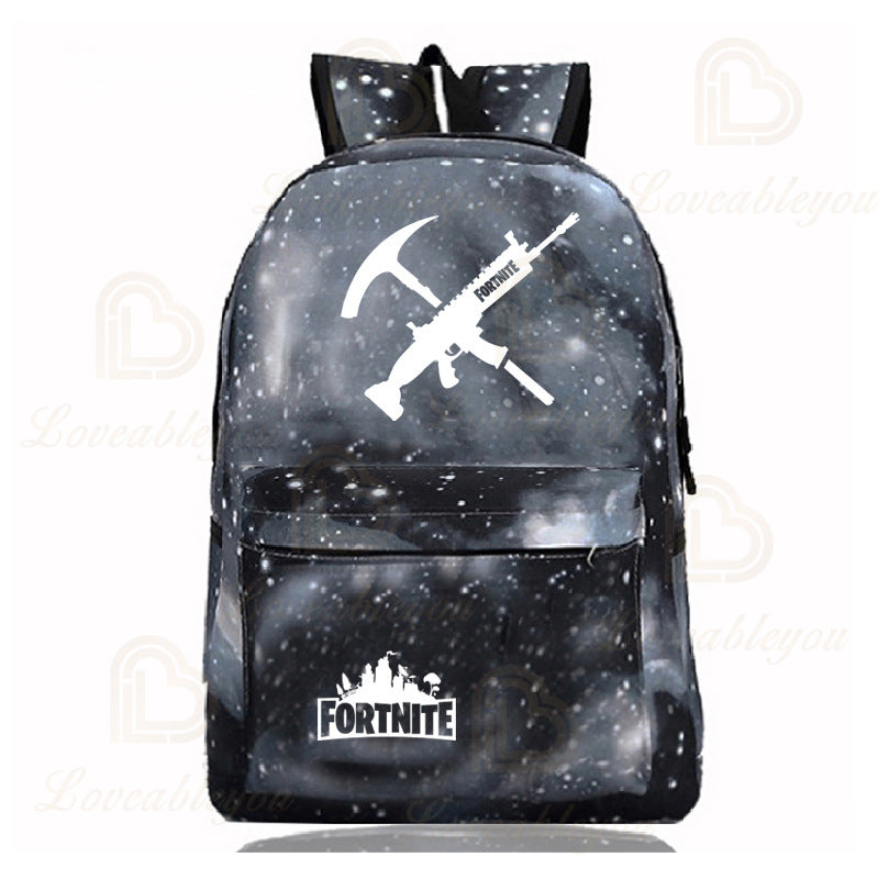 Fortnite Children's Backpack Large Capacity Bolsa Escolar High Quality Waterproof Men Women Victory Game Stationary Kid Rucksack