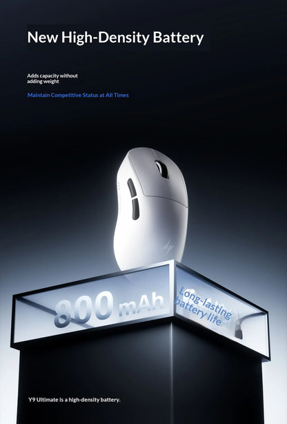 ATK Dragonfly Y9 Wireless Gaming Mouse PAW3950, 8KHz Ultra-Light Gaming Mouse with Nordic 54L15, High-Performance Wireless Mouse for FPS, Office & PC
