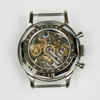Relógio mecânico masculino Seagull 1963 International Edition Pilot Clock ST1901, cronógrafo retro de pulso, aviação da Força Aérea, novo