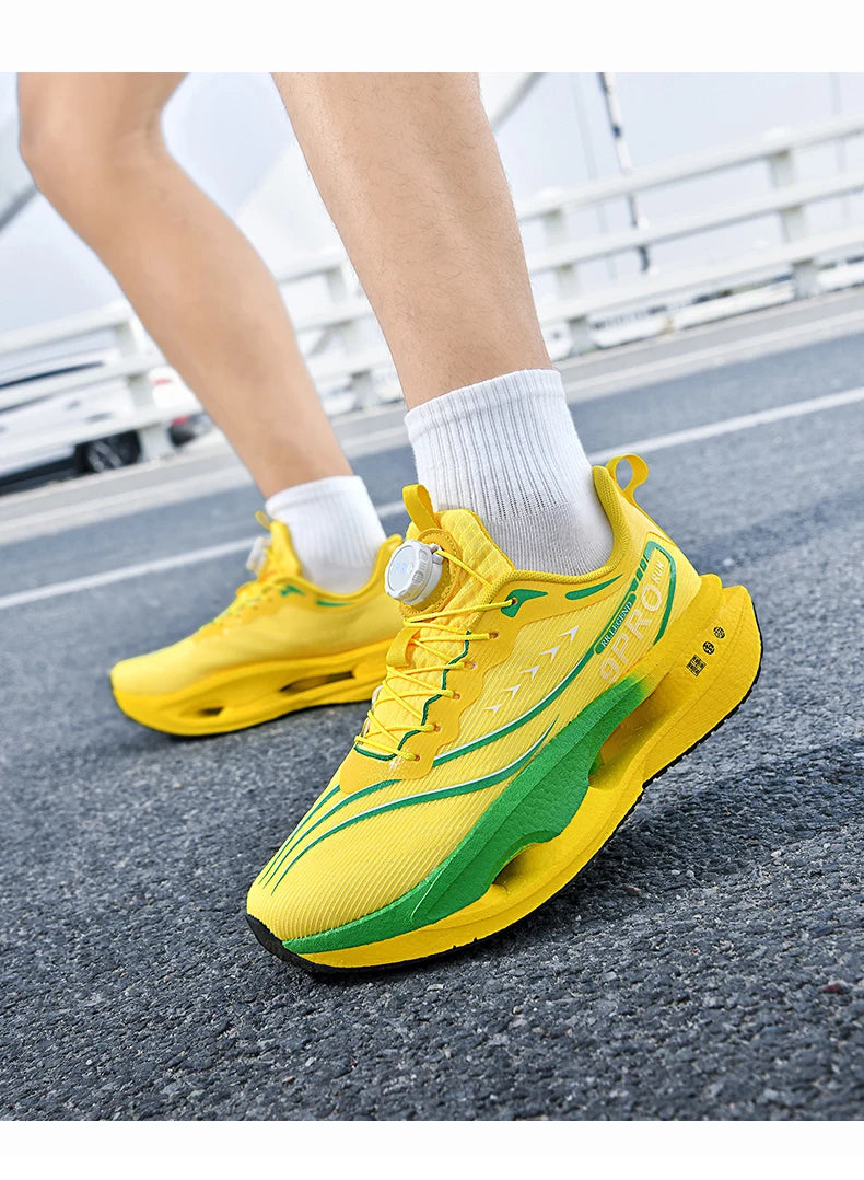 Running Shoes Carbon Board Speciality Marathon Men Sports Breathable Lightweight Women's Comfortable Athletic Nonskid Sneakers