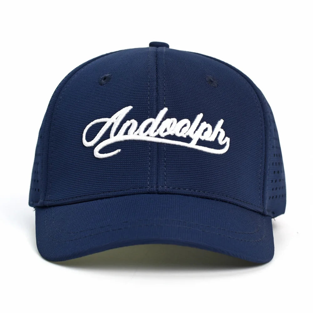 Mesh Short Brim Back Closed Baseball Cap Men Women Breathable Snapback Hats Fitted Dad Hat Adjustable Solid Trucker Style