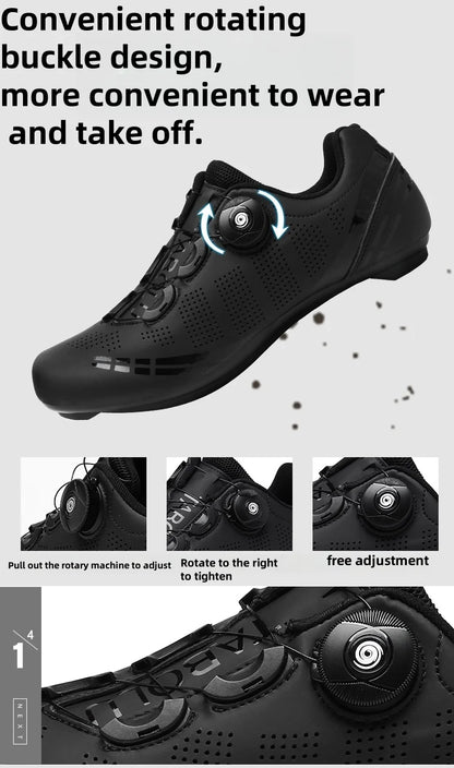 Scarpe da mountain bike MTB da uomo, traspiranti, antiscivolo, ad alta rigidità, adatte per gare su strada all’aperto e percorsi fuoristrada in montagna 37-46