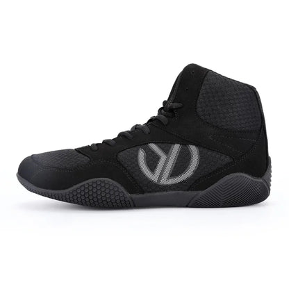 Nuove scarpe da wrestling da uomo, taglia grande, in mesh traspirante, scarpe da boxe antiscivolo, resistenti all’usura, sneaker casual alla moda per sport ad alta intensità